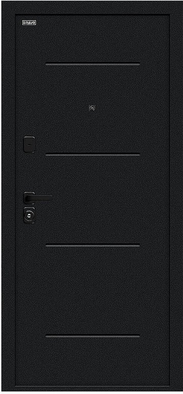 Товар Дверь Браво Граффити-1 Инсайд/SBlack Букле черное/Snow Art DIS007407