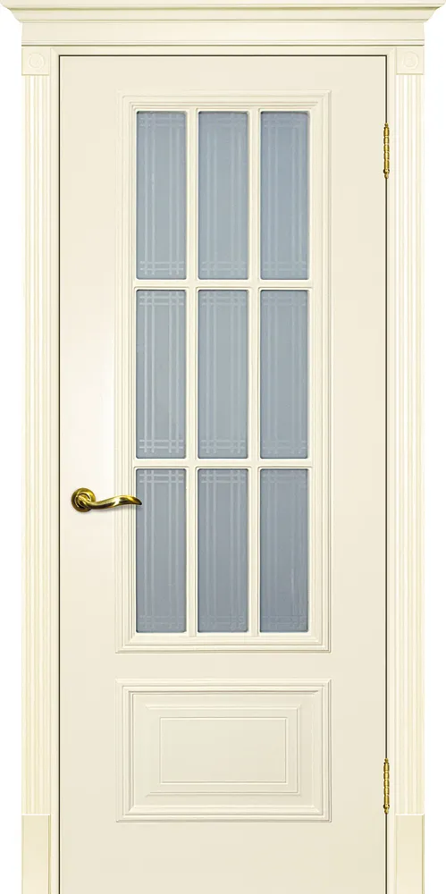 Фото Межкомнатная дверь Смальта 08 Слоновая кость ral 1013